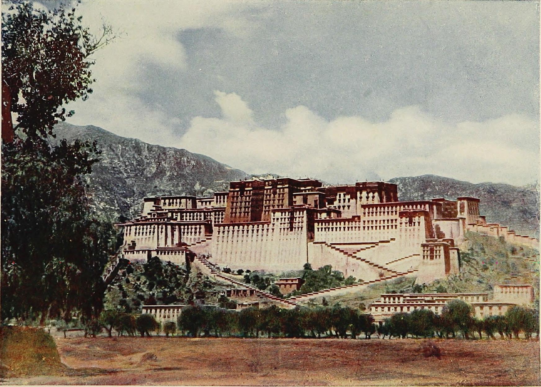 %22Palace of Dalai Lama on Potala at Lhasa%22 in 1906 - Image from page of %22Lhasa and its mysteries - with a record of the expedition of 1903-1904%22