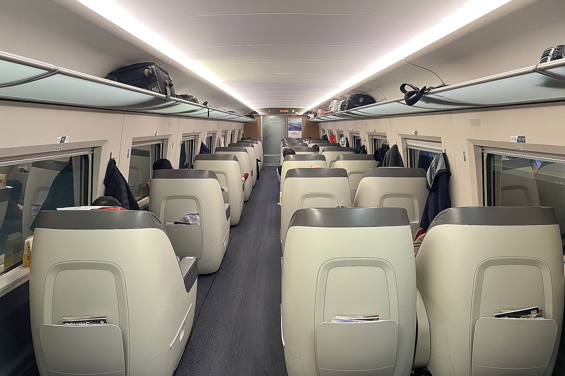 Car 3 interior of CRH380AL-2554