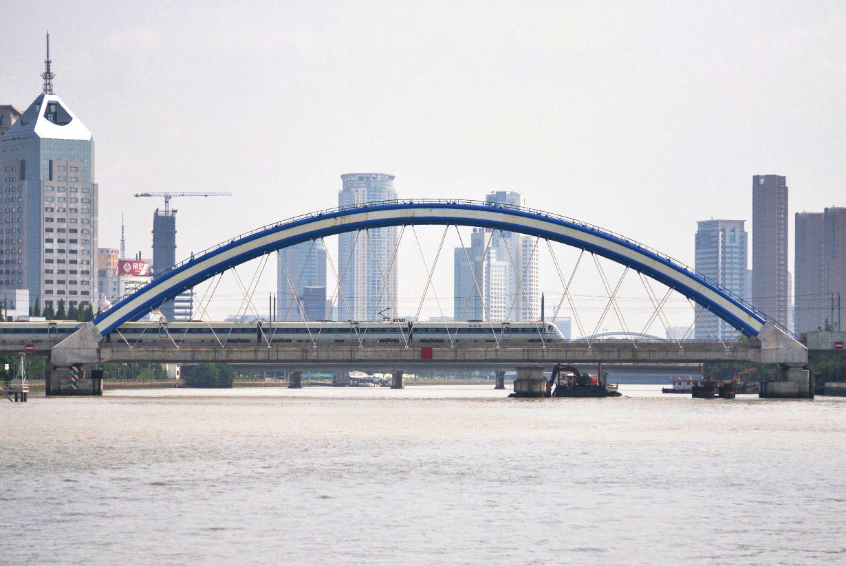 Railway Bridge on Fenghua River