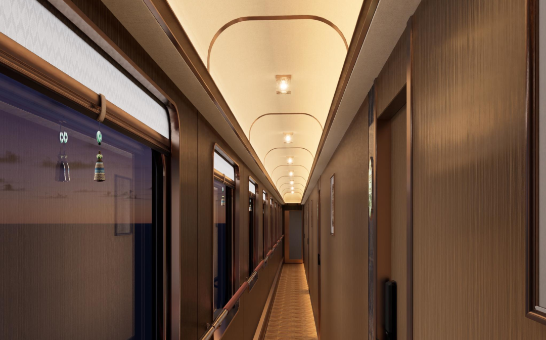 New Orient Express carriage corridor