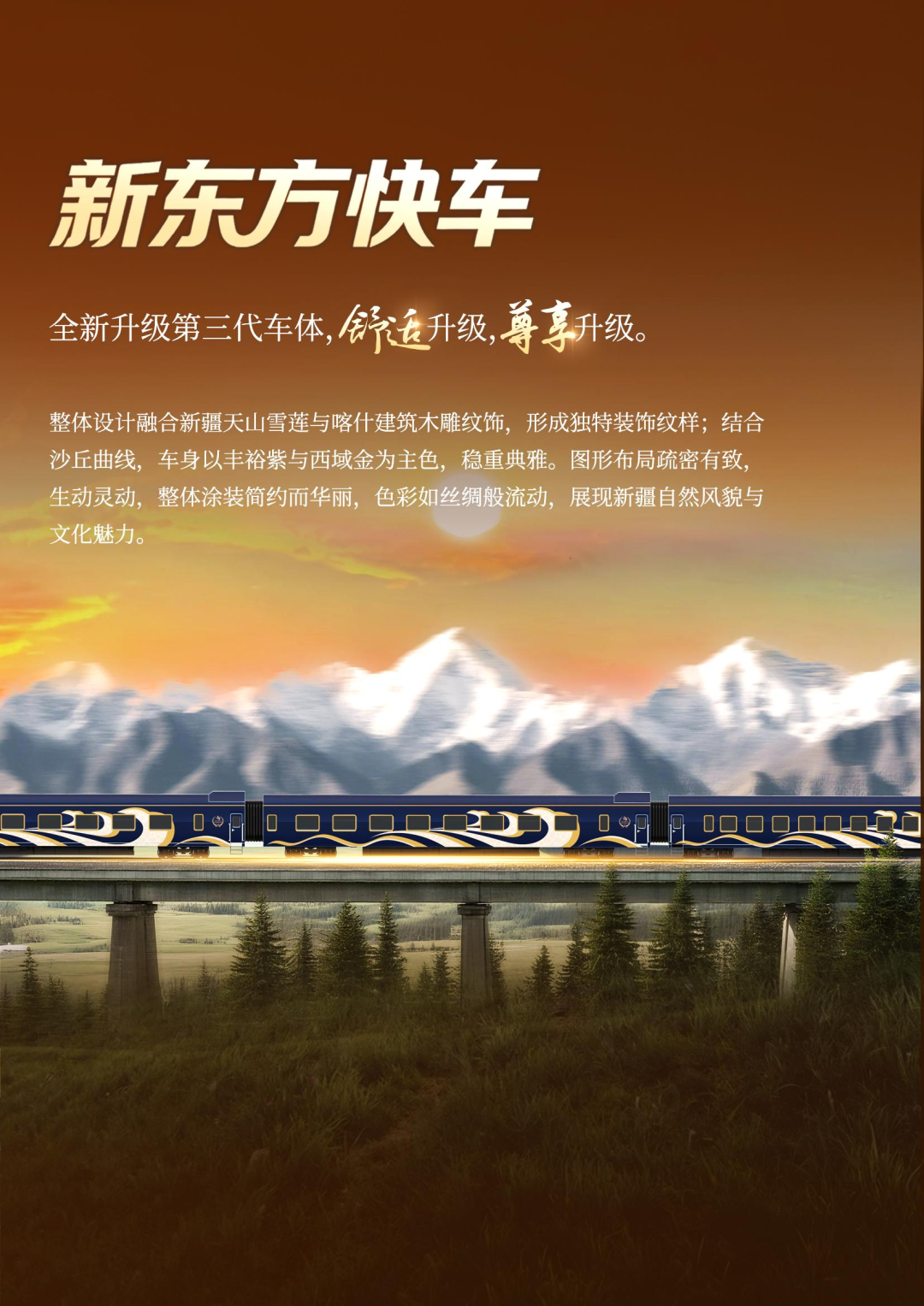 New Orient Express train exterior
